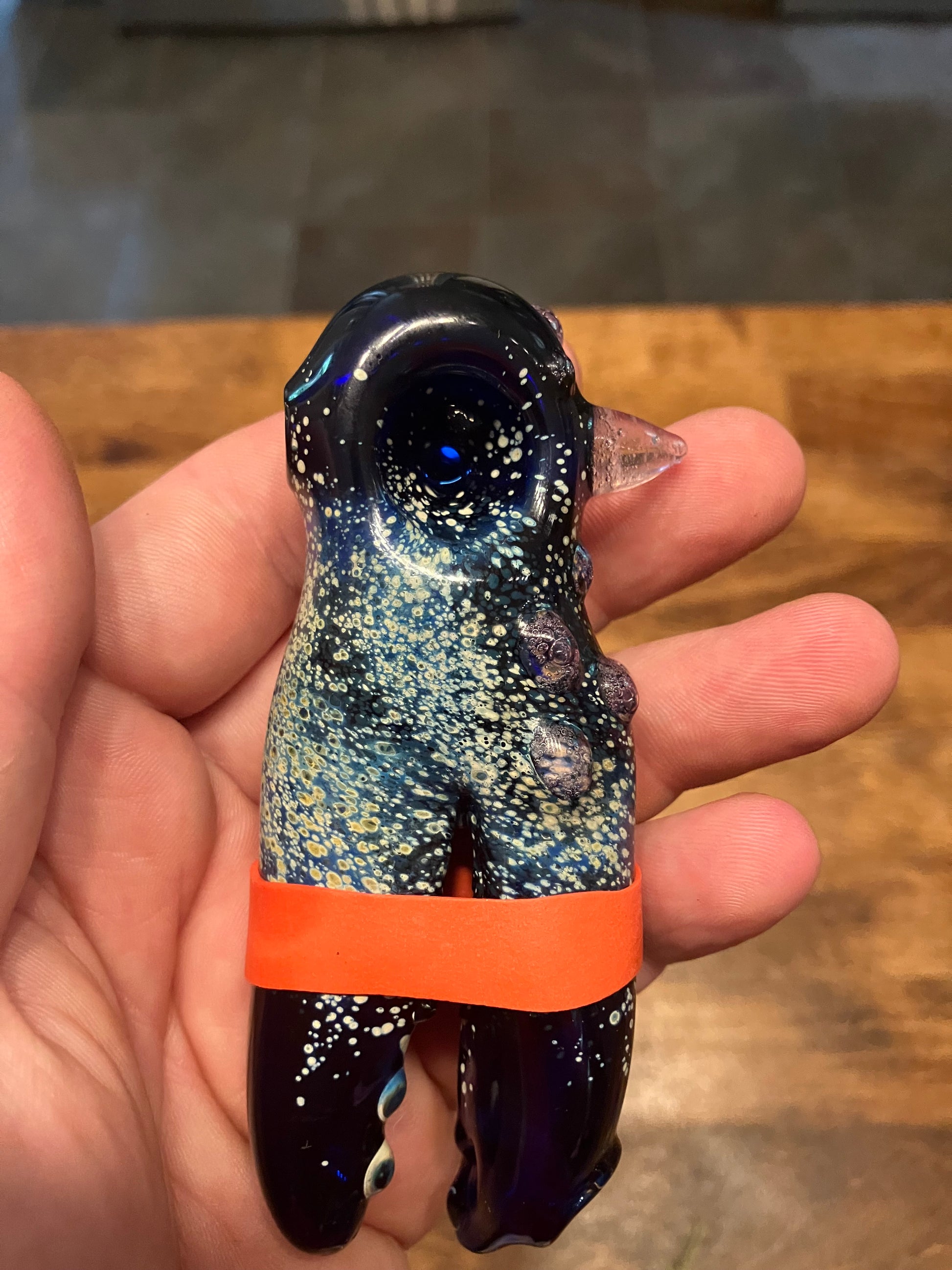 Blue Lobster Claw with Gems