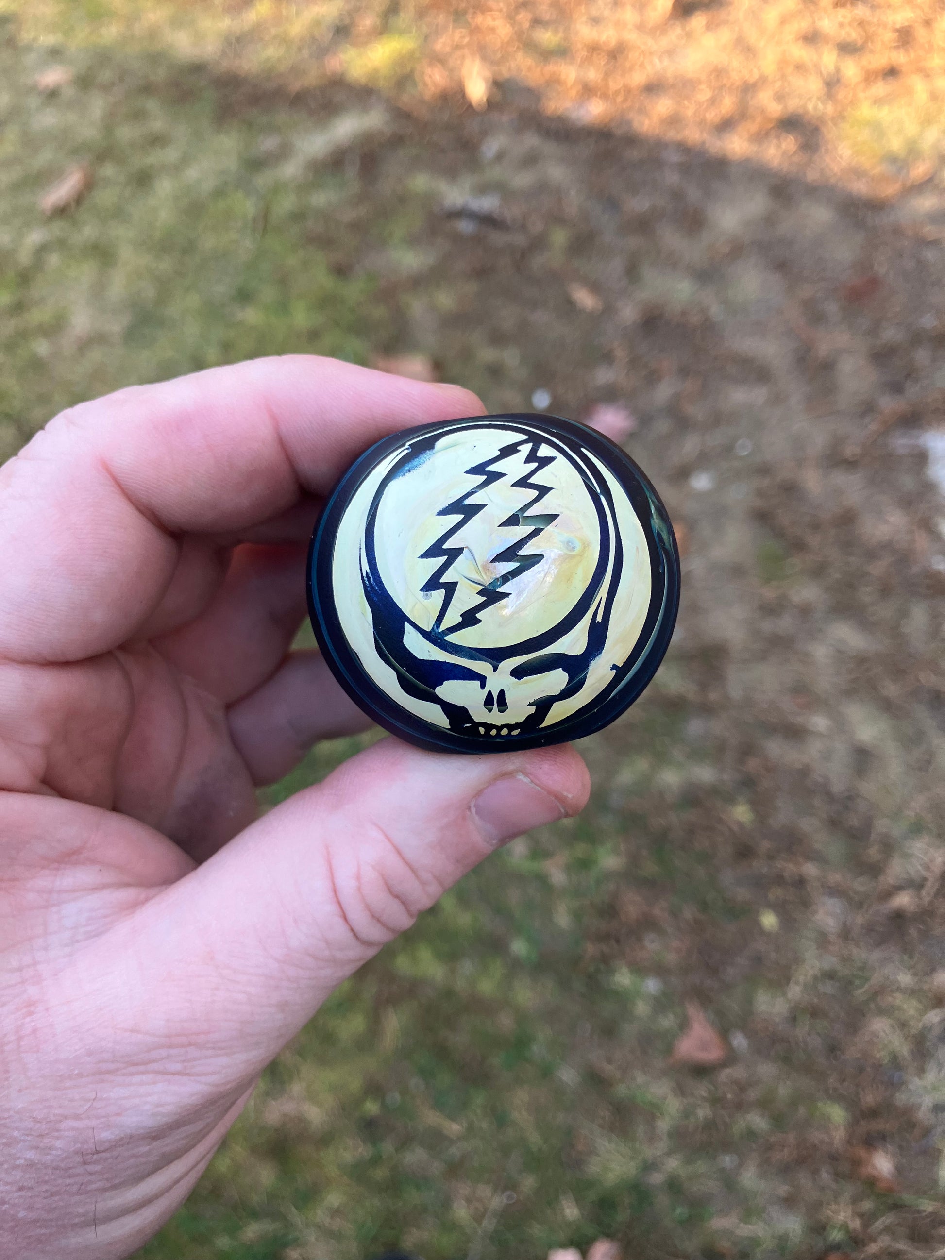 Stealie with Lightning Bolts Spoon